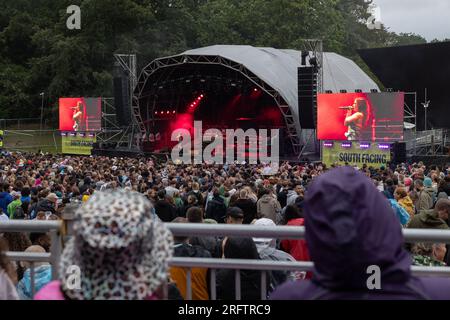 Crystal Palace, Londra, Regno Unito. 5 agosto 2023. Una vista generale del festival musicale del 2023 esposto a sud al Crystal Palace Bowl. Crediti: Katie Collins/EMPICS/Alamy Live News Foto Stock