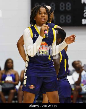 Wilmington, DE, USA. 5 agosto 2023. L'attore GIOVANE DYLAN (4) (DYLAN GILMER) ha partecipato alla 19a partita annuale di pallacanestro Duffy's Hope Celebrity sabato 5 agosto 2023, al Chase Fieldhouse, a Wilmington, CANC. I proventi vanno a beneficio dell'organizzazione no-profit Duffy's Hope Youth Programming. (Immagine di credito: © Saquan Stimpson/ZUMA Press Wire) SOLO USO EDITORIALE! Non per USO commerciale! Foto Stock