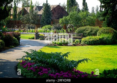 Dorothy Harvie Gardens Calgary Zoo Alberta Foto Stock