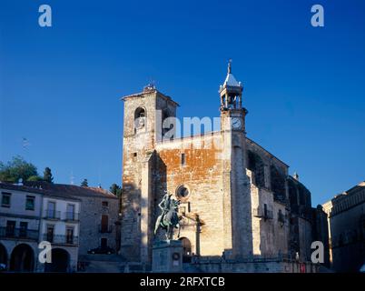 Chiesa di San Martino, Trujillo, Estremadura, Spagna Foto Stock