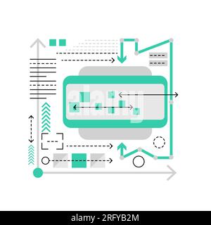 Gioco portatile portatile. Videogioco, console di gioco portatile illustrazione vettoriale Illustrazione Vettoriale