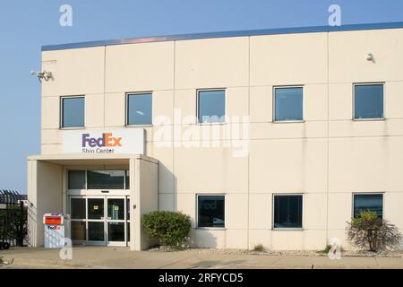 FedEx Ship Center di Chicago Foto Stock