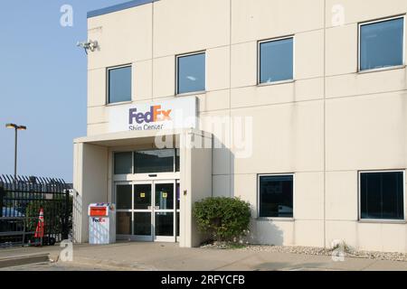 FedEx Ship Center di Chicago Foto Stock