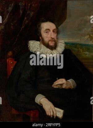 Ritratto di Thomas Howard, XXI conte di Arundel tra il 1620 circa e il 1621 circa di Anthony van Dyck Foto Stock