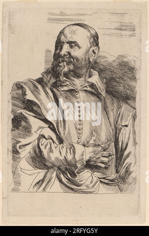 Sir Anthony van Dyck, Jan Snellinx, probabilmente 1626/1641, Etching, Rosenwald Collection, 1943,3,8256' Foto Stock