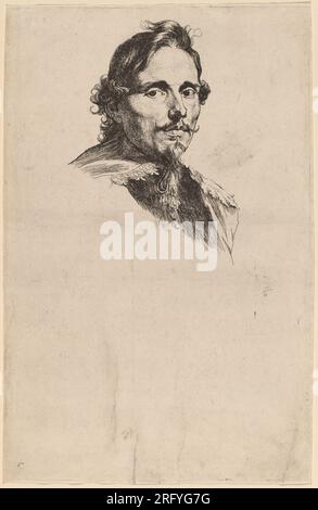 Sir Anthony van Dyck, Philippe le Roy, signore di Ravels, probabilmente 1626/1641, incisione, Rosenwald Collection, 1943.3,9066' Foto Stock