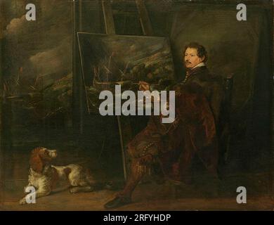 Ritratto del pittore Andries van Eertvelt 1632 di Anthony van Dyck Foto Stock