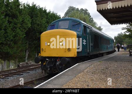 Classe 45 no 45041 'Royal Tank Regiment' presso la Nene Valley Railway il 30 luglio 2023 Foto Stock