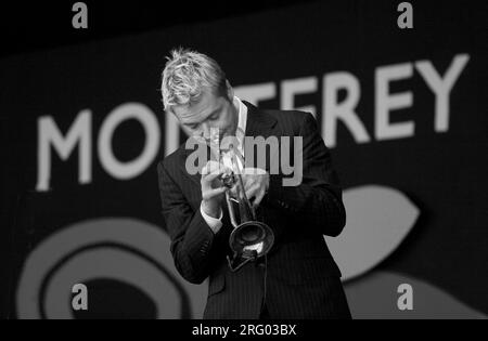 CHRIS BOTTI (tromba) si esibisce al MONTEREY JAZZ FESTIVAL Foto Stock