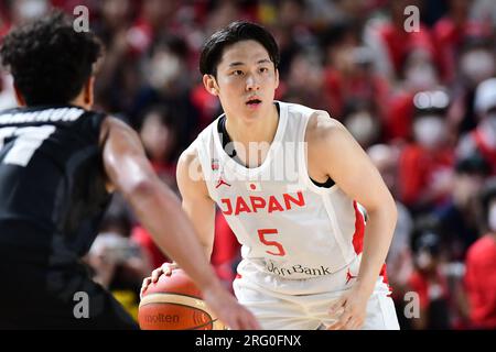 Yuki Kawamura (JPN), 4 AGOSTO 2023 - Basket : Basket : Men's Basketball International friendly game tra il Giappone 75-49 nuova Zelanda all'Open House Arena Ota di Gunma, Giappone. Credito: SportsPressJP/AFLO/Alamy Live News Foto Stock
