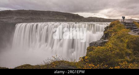 Cascata Dettifoss in Islanda. Foto Stock