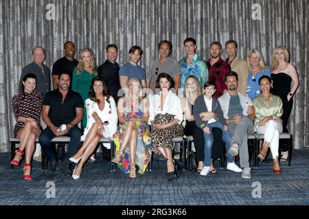 Burbank, USA. 5 agosto 2023. LOS ANGELES - 6 agosto: Bold and Beautiful Cast 2023 al Bold and the Beautiful fan Luncheon al Burbank Marriott il 6 agosto 2023 a Burbank, CALIFORNIA (foto di Katrina Jordan/Sipa USA) credito: SIPA USA/Alamy Live News Foto Stock