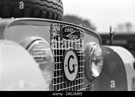 Land Rover serie 1 - dettaglio girato su pellicola da 35 mm Foto Stock