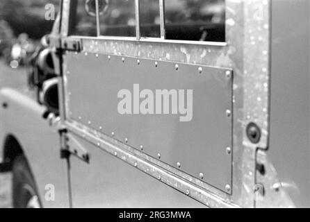 Land Rover serie 1 - dettaglio girato su pellicola da 35 mm Foto Stock