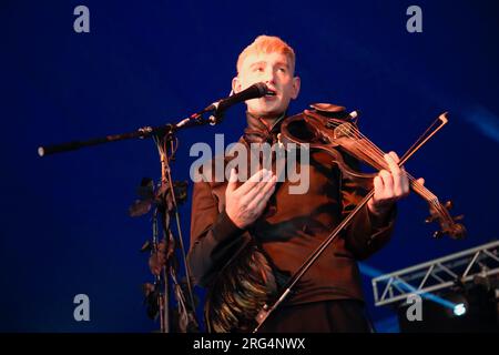 Patrick Wolf Brighton Pride Preston Park Inghilterra Regno Unito 5 agosto 2023 Foto Stock