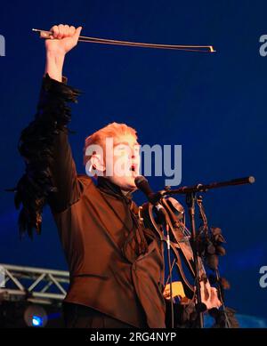 Patrick Wolf Brighton Pride Preston Park Inghilterra Regno Unito 5 agosto 2023 Foto Stock