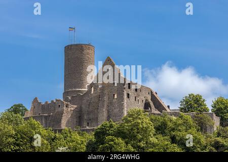 Castello di Gleiberg, Krofdorf-Gleiberg, Wettenberg, Assia, Germania, Europa Foto Stock