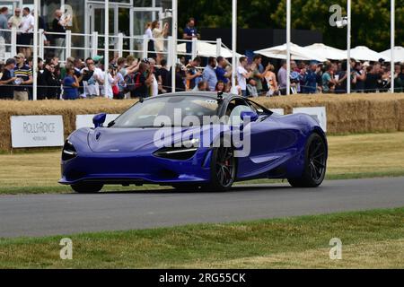 Rob Bell, Jamie Wall, McLaren 720S, Supercar Run, un'opportunità per vedere, ascoltare e avvicinarsi alle auto più prestigiose del mondo, e per una fortuna Foto Stock