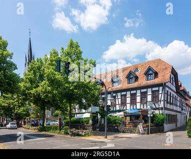 Hanau: Centro storico del distretto di Kesselstadt, inn Anker in Rheinmain, Assia, Assia, Germania Foto Stock