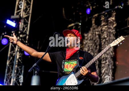 Milano 17 giugno 2023 Tom Morello live al Firenze Rocks 2023 alla Visarno Arena Firenze Italia © Roberto Finizio / Alamy Foto Stock