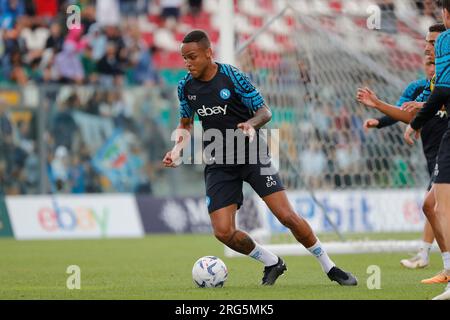 7 agosto 2023, Castel di Sangro, Napoli, Italia: Natan di Napoli durante un allenamento pre-stagionale, Stadio Patini Castel di Sangro Italia (Credit Image: © Ciro De Luca/ZUMA Press Wire) SOLO USO EDITORIALE! Non per USO commerciale! Foto Stock