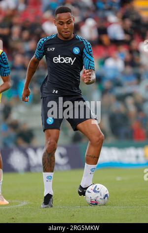 7 agosto 2023, Castel di Sangro, Napoli, Italia: Natan di Napoli durante un allenamento pre-stagionale, Stadio Patini Castel di Sangro Italia (Credit Image: © Ciro De Luca/ZUMA Press Wire) SOLO USO EDITORIALE! Non per USO commerciale! Foto Stock