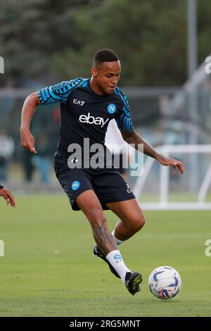 7 agosto 2023, Castel di Sangro, Napoli, Italia: Natan di Napoli durante un allenamento pre-stagionale, Stadio Patini Castel di Sangro Italia (Credit Image: © Ciro De Luca/ZUMA Press Wire) SOLO USO EDITORIALE! Non per USO commerciale! Foto Stock