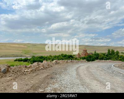 Monastero di Marmashen , villaggio di Marmashen nella provincia di Shirak in Armenia. Foto Stock