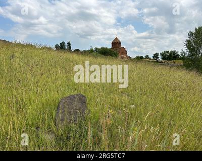 Monastero di Marmashen , villaggio di Marmashen nella provincia di Shirak in Armenia. Foto Stock