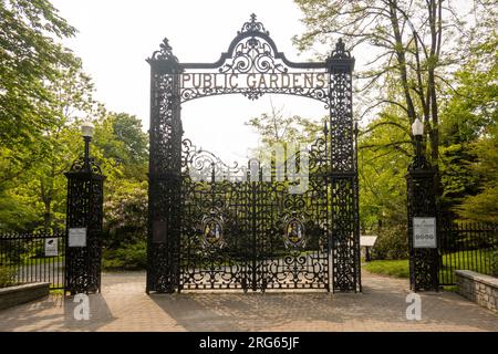 Giardini pubblici di Halifax nel centro di Halifax, nuova Scozia, Canada Foto Stock