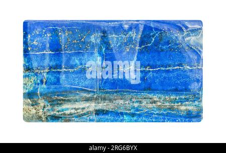 la lazurite (lapis lazuli) ha lucidato pietra preziosa pittorica Foto Stock