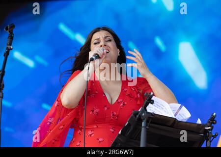 Rumer si esibisce nel giorno 8 dell'American Express Presents BST Hyde Park con: Rumer Where: London, United Kingdom When: 07 Jul 2023 Credit: Phil Lewis/WENN Foto Stock