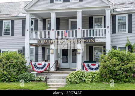 Un condominio sul comune di Fitzwilliam, NH Foto Stock