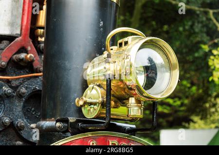 Motore di trazione Aveling e Porter. Weekend d'epoca di Hebden Bridge 2023. Foto Stock