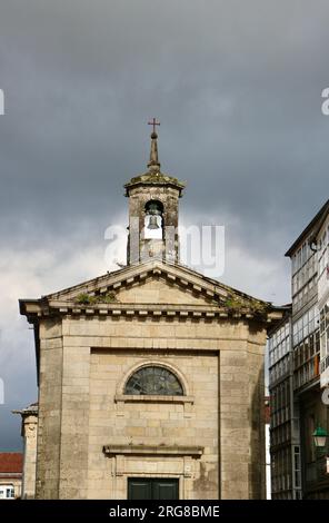 Chiesa di San Benedetto dei campi Rúa de San Bieito Santiago de Compostela Galizia Spagna Foto Stock