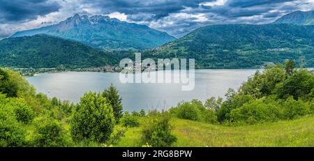 Lago di Caldonazzo in Trentino Foto Stock