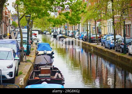 Vista panoramica della splendida città di Alkmaar nei Paesi Bassi Foto Stock