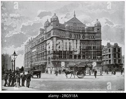 Dove si incontrano Shafesbury Avenue e Charing Cross Road, Palace Theatre, teatro di Londra. Foto Stock