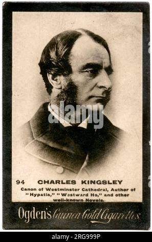 Charles Kingsley (1819-1875), sacerdote anglicano, professore universitario, riformatore sociale, storico e romanziere. Foto Stock