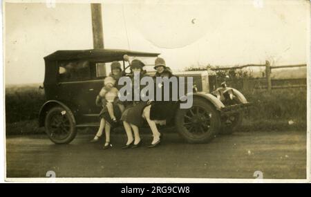 Flatnose Morris Cowley Vintage Car, Inghilterra. Foto Stock