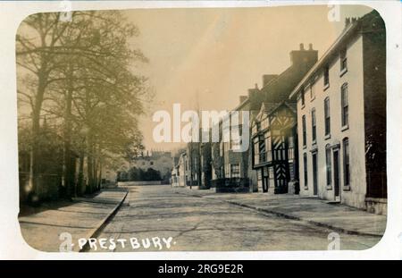 The Village, Prestbury, Macclesfield, Cheshire, Inghilterra. Foto Stock