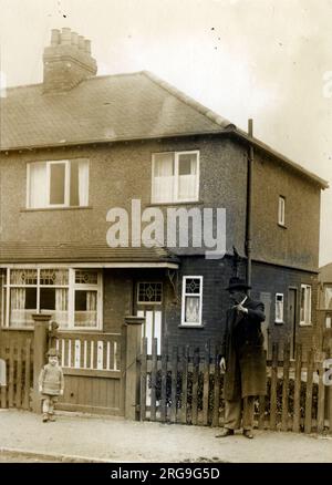 Croft Road, Cheadle Hulme, Cheadle, Stockport, Greater Manchester, Cheshire, Inghilterra. Foto Stock