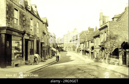 High Street, Winchcombe, Cheltenham, Tewkesbury, Cotswold, Gloucestershire, Inghilterra. Foto Stock