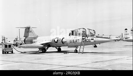 United States Air Force Lockheed F-104B-10-lo o-57-1310 (msn 283-5022). Questo aeromobile è stato fornito a Taiwan nel 4122. Foto Stock