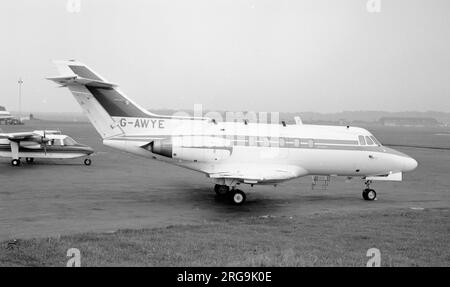 Hawker Siddeley serie HS.125 1b G-AWYE (msn 25090) Foto Stock