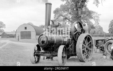 Motore Foster per impieghi generali. Regn. CT 3896, numero: 3682. Costruito nel 1908 da William Foster & Co. A Lincoln, alimentato da un motore a vapore monocilindrico da 7 NHP. Foto Stock