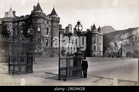 Il Palazzo di Holyrood, Edimburgo, Scozia Foto Stock