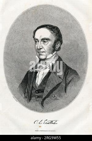 Sir Charles Lock Eastlake PRA (1793-1865) - artista inglese, presidente della Royal Academy of Arts Foto Stock