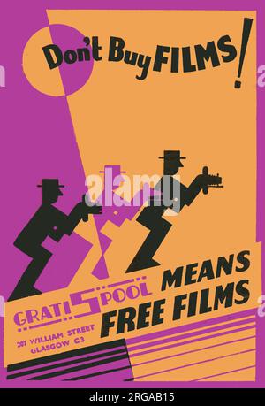 Portafoglio Gratisool Stampa e Fotografia negativa - non Compra pellicole! Foto Stock