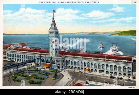 Ferry Building, San Francisco, California, USA. Foto Stock